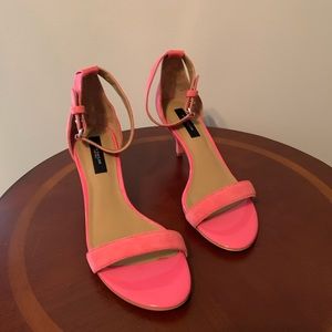 Ann Taylor ankle strap sandals.